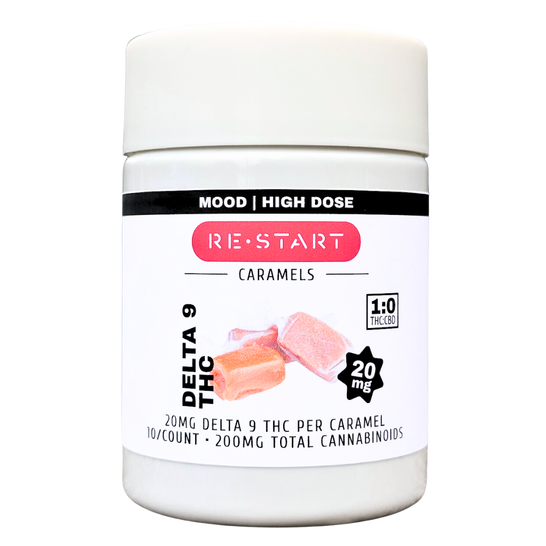 Delta 9 THC 20MG Caramels / 10-count